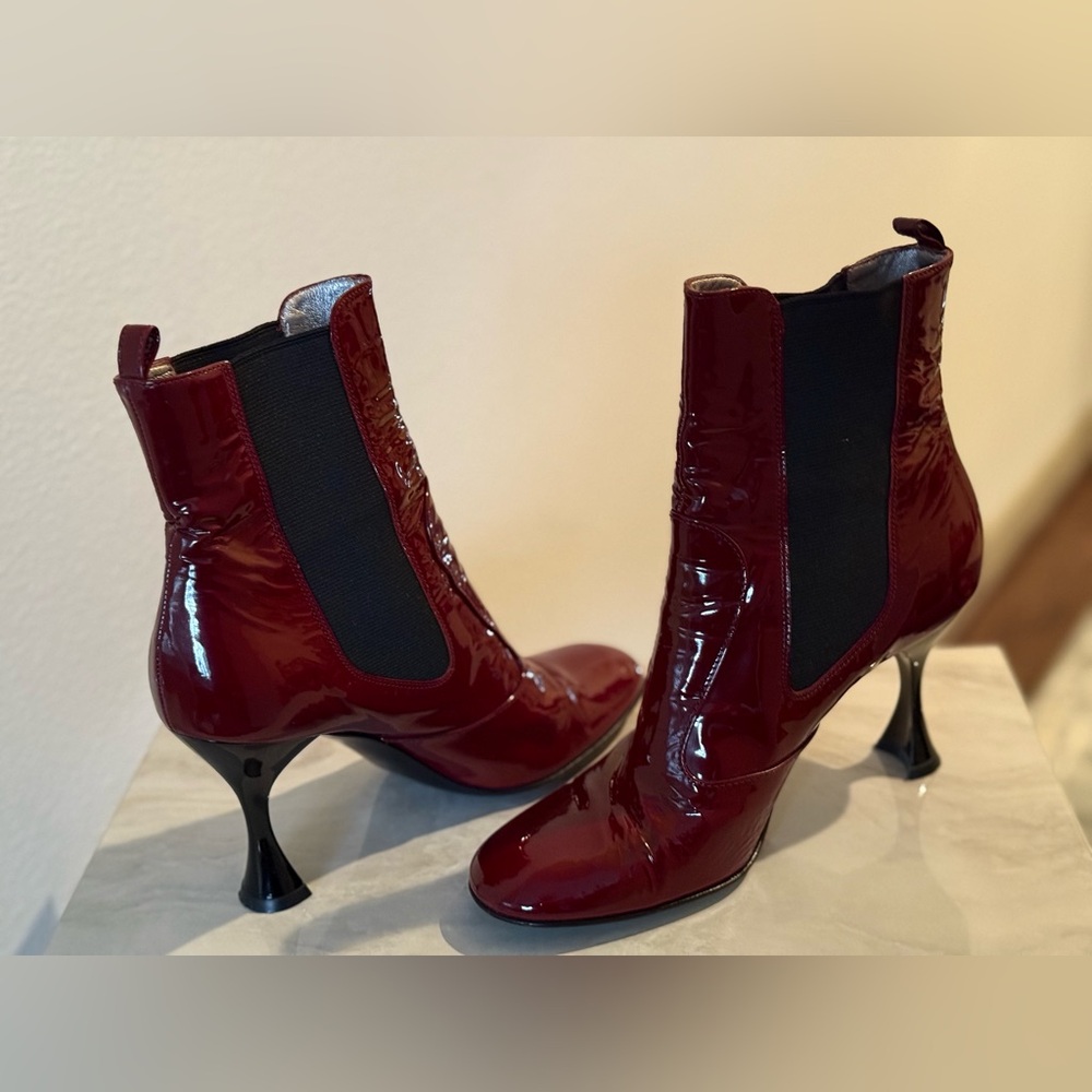 Dolce & Gabbana Red Heeled Boots